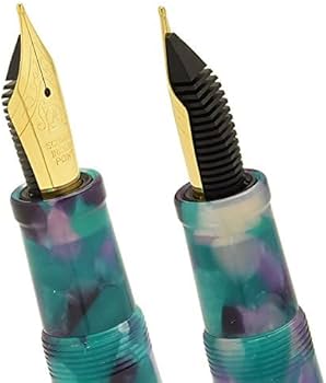 Amazon | 万年筆 Pent〈ペント〉 シンフォニー アダージオ 青緑に澄む